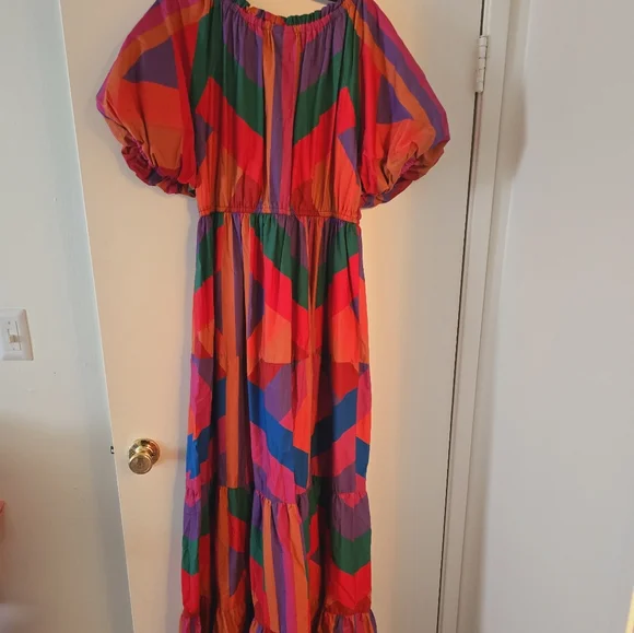 Farm Rio Amanda Stripes Maxidress - Picture 11 of 11
